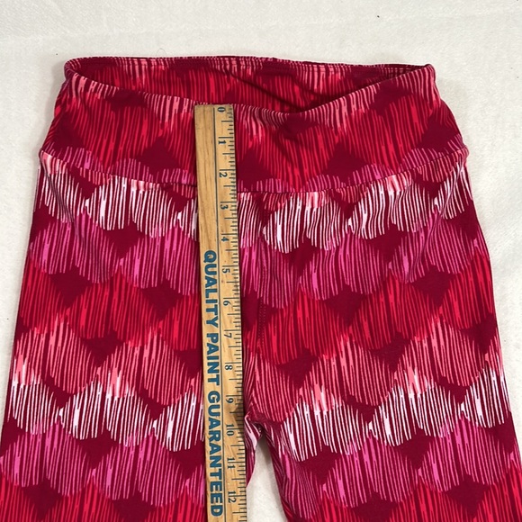 Lularoe Leggings Pants Red Patterned Hearts Womens Size OS One Size - Picture 5 of 10